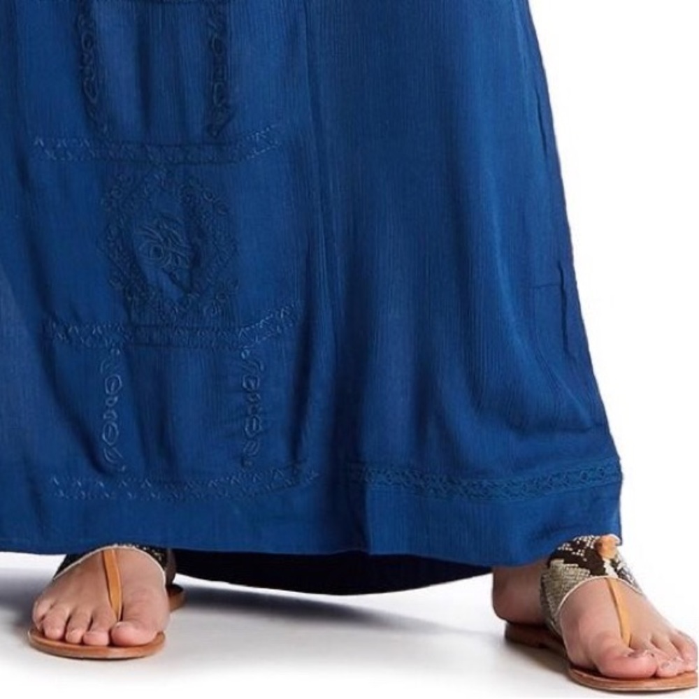 new ꨄ C&C California ꨄ Odysseia Maxi Dress ꨄindigo - Picture 6 of 11